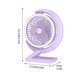 thumbnail image 3 of Desktop Desk Lamp Fan Household High Wind Power Rotatable Circulating Fan Portable USB Desktop Aromatherapy Fan, 3 of 5