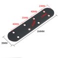 thumbnail image 2 of Pieces Perforated Plates Flat, Straight Fixing Bracket Flat Assembly, Flat Brackets, Flat Metal Angle Brackets, Metal Connection Plates Connector, 164x39x2.8mm, 2 of 4