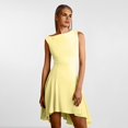 thumbnail image 3 of Women’s Sleeveless A-Line High Low Hem Dress Elegant Fit and Flare Cocktail Party Graduation Dress, 3 of 8