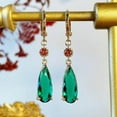 thumbnail image 3 of Anime Howl's Moving Castle Howl Green Earrings Inlaid Artificial Gem Earring For Girl Women Ladies Gift, 3 of 5