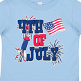 thumbnail image 4 of Inktastic 4th of July with Fireworks American Flag and Rocket Boys or Girls Toddler T-Shirt, 4 of 5