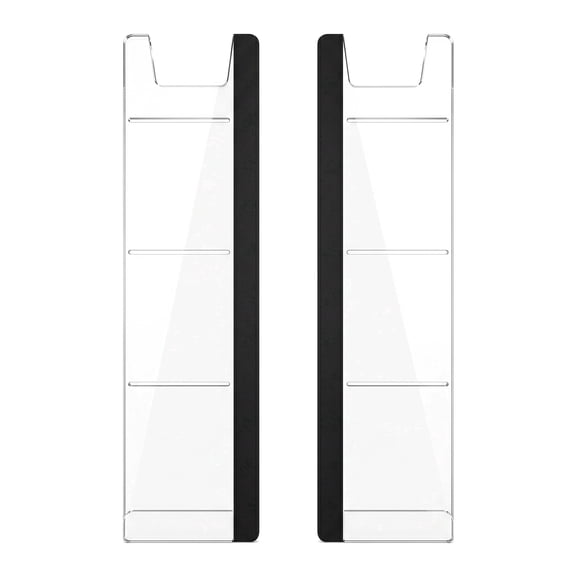 2 pack Computer Monitor Memo Board, Desktop Monitor Side Note Holder, Practical Office Desktop Organizer Decor