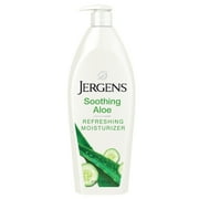 Jergens Hand and Body Lotion, Soothing Aloe Refreshing Body Lotion with Aloe Vera & Cucumber Extract, 21 Oz