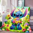 thumbnail image 1 of Cartoon Cute Stich Blanket, 3D Printing Lilo & Strong Soft and Comfortable Children's Nap Sleeping Blanket, Bedding, 1 of 5