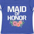thumbnail image 4 of Inktastic Maid of Honor with Flower Illustration Girls Toddler T-Shirt, 4 of 5
