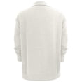 thumbnail image 4 of 2026 New Button Up Cardigan for Women, Long Sleeve Lapel Collared Knit Tops, Lightweight Relaxed Fit Casual Sweater(White,XXXL), 4 of 4
