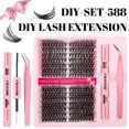 thumbnail image 1 of Kit De Extensión De Pestañas, Kit en Racimos Curl 8-16mm Mixtas DIY Extensiones de Pestañas para Mujeres, 1 of 5