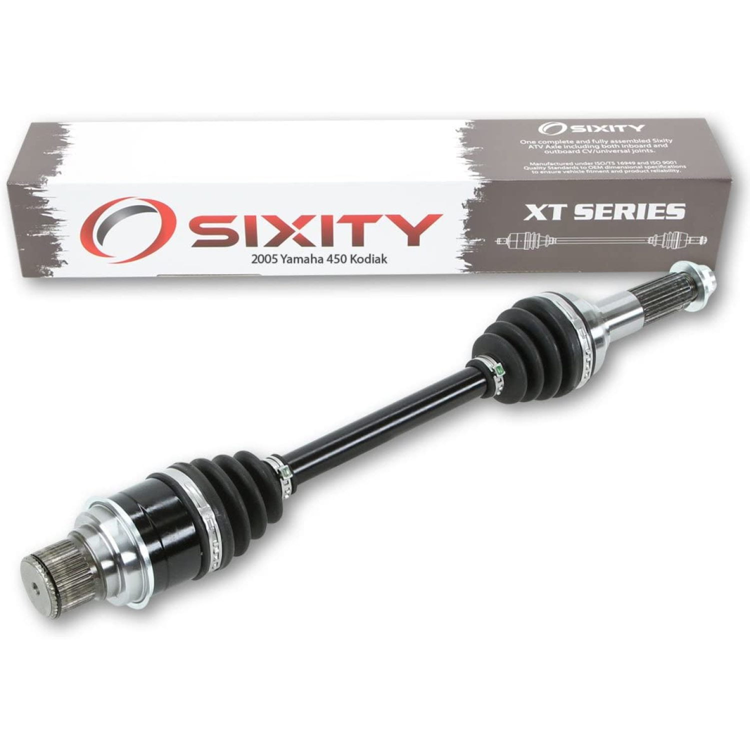 2005 for Yamaha 450 Kodiak 4X4 Rear Left Axles XT Back Driver YFM450FAT Complete Side, Note