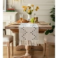 thumbnail image 4 of Boho Table Runner with Tassels for Home Dining Table décor, for Modern Farmhouse Decor 13 x 72 Inch, 4 of 5
