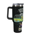 thumbnail image 4 of Scoobynatural Scooby Car Cup Tumbler with Handle & Straw 40Oz Cupholder Water Bottle Insulated Stainless Steel Cup, 4 of 8