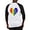 Black/White, variant on CafePress - Safe Space In Heart Baseball Jersey - Cotton Baseball Jersey, 3/4 Raglan Sleeve Shirt