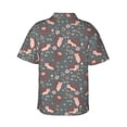 thumbnail image 3 of Goofa Hedgehogs and Flowers1 Hawaiian Shirt for Men, Unisex Summer Beach Casual Short Sleeve Button Down Shirts,Aloha Tropical Floral print shirt-Medium, 3 of 9