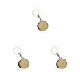 thumbnail image 4 of Langgg Wood Keychain Hanging Portable Engraving DIY Key Chain Round Shaped Blank Keyring Handmade Keys Jewelry Accessory 3 to 4cm 3Set, 4 of 6