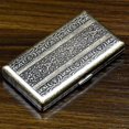 thumbnail image 1 of Vintage Metal Cigarette Case, Thin Cigarette Case, Can Hold 20 Cigarettes, 1 of 4