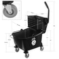 thumbnail image 5 of Dryser Commercial Mop Bucket with Side Press Wringer, 26 Quart, Black, 5 of 7