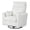 Oyster White, variant on Pemberly Row Modern Large Corduroy Fabric Swivel Recliner in Ivory
