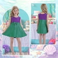 thumbnail image 6 of Marendyee Princess Dress Costume Dress up Clothes Cosplay Halloween Birthday Party 5-6 Years, 6 of 13