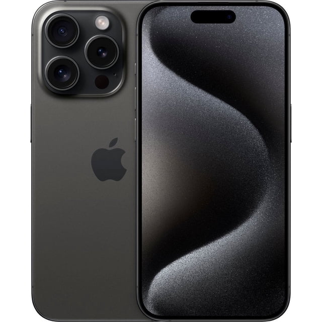 Apple iPhone 15 Pro Reacondicionado - Completamente Desbloqueado - 1 TB Titanio Negro