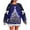 #0227-Blue, variant on Uoodti Christmas Long Sleeve Sweaters for Women Gift with Bows Graphic Oversized Sweatshirts Fleece Funny Pullover Party Holid ay Tops