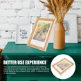thumbnail image 5 of KAKOWELY Creative Glass Photo Frame for Home Light Brown Compact Size Desktop Display Container,12.99"X9.45"X0.59", 5 of 5