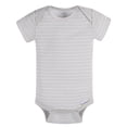 thumbnail image 4 of Gerber Essentials Pañalero Pack 3 Piezas Body Comfy Stretch Blanco Gris bebé, 4 of 5