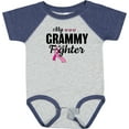 thumbnail image 3 of Inktastic Breast Cancer Awareness My Grammy is a Fighter Boys or Girls Baby Bodysuit, 3 of 5