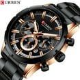 thumbnail image 4 of 8355 Reloj de lujo clásico de cuarzo para hombre Reloj 3ATM Impermeable Estuche grande Reloj gr CURREN Reloj de los hombres, 4 of 7
