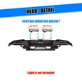 thumbnail image 6 of Front Bumper Compatible with 2025 2026 Ram 1500,Heavy Duty Steel Full Width Front Bumper with Side Wings(B), 6 of 11