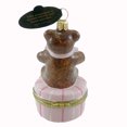 thumbnail image 2 of Holiday Ornament Teddy Bear Pink Box Glass Christmas Baby Girl 903025, 2 of 2