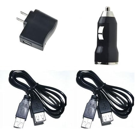 Onerbl 5V AC/DC Adapter Wall + Vehicle Charger Compatible with Rand McNally RV Tablet 70 80 RVT70 RVT80 TND T80B TNDT70 TNDT80B 8 GPS JY-05200C Car Power Supply Cord and Micro USB Cable 0528018698