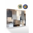 thumbnail image 2 of Grey Brown Abstract Wall Art for Living Room,Canvas Picture Wall Decor for Bathroom Bedroom,Oil Painting Color Blocks Painting Artwork for Office Kitchen Hallway Dining Room Home Decorations 20"x24", 2 of 8