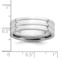 thumbnail image 4 of Solid 925 Sterling Silver 6mm Unique Wedding Band Ring Size 9, 4 of 5