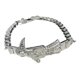 thumbnail image 2 of JOYARIS Pulsera Santa Muerte Esclava Zirconias Plata Solida Ley 925 Talla Largo/Ancho: A elección x 7 mm PT-0000501, 2 of 4