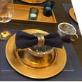 thumbnail image 3 of 12 Pieces Gold Christmas Handmade Napkin Ring Set for Everyday, Thanksgiving Dining Table Decoration, 3 of 3