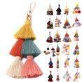 thumbnail image 2 of Porte-clés à Pampilles Mode Multi-Usage Pendentif Pompon Charme de Sac, 2 of 7