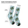 thumbnail image 2 of Crew Socks for Women Men Athletic - Hawaiian Style Flamingo Soft Comfort Breathable Mid-Calf Sole Running Socks Womens Men, 2 of 7