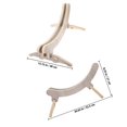 thumbnail image 2 of Minkissy Scooter Storage Bracket Grey Wood Display Bicycle Storage Area 1Pack, 2 of 8
