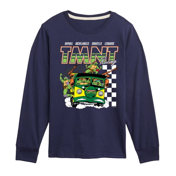Teenage Mutant Ninja Turtles - Racing - Youth Boys Long Sleeve Graphic T-Shirt
