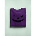 thumbnail image 3 of Evil Smile Halloween Graphic - Women's Sweatshirt, 3 of 4