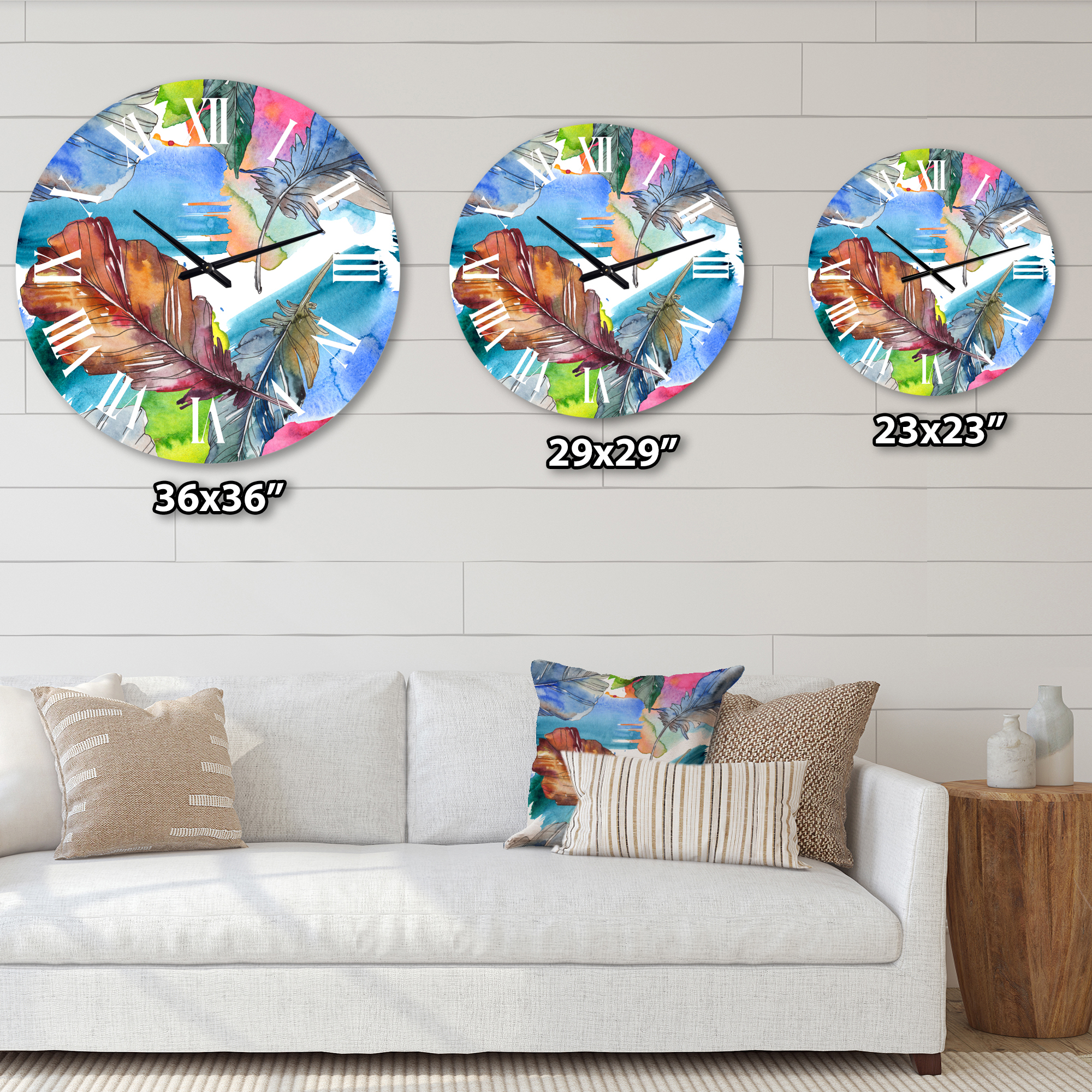 Designart 1 in Traditional Wall Clock