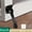 Black, variant on Heavy-Duty Anti-Kick Door Wedge Door Holder - Drill-Free Safety Wedge for Indoor/Outdoor Use, Wall Protector, Available in Silver and Black