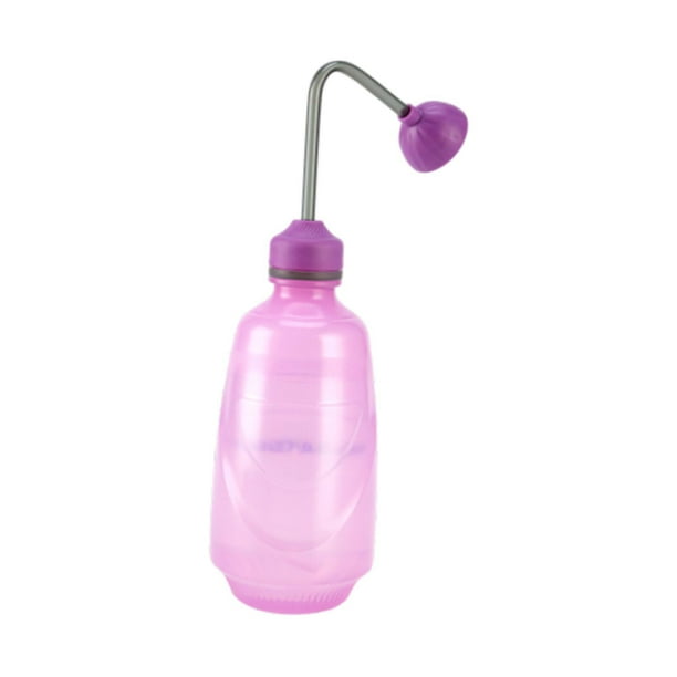 Riego puede exprimir la oficina de la botella de riego 450 ml de botella de chorro de biberón para macetas para plantillas de jardinería de plantilla Rosa