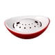 thumbnail image 1 of Plato de hielo seco de melamina con forma de lingote de oro para shabu, ideal para cocina, restaurante y familia. Rojo blanco, 1 of 9