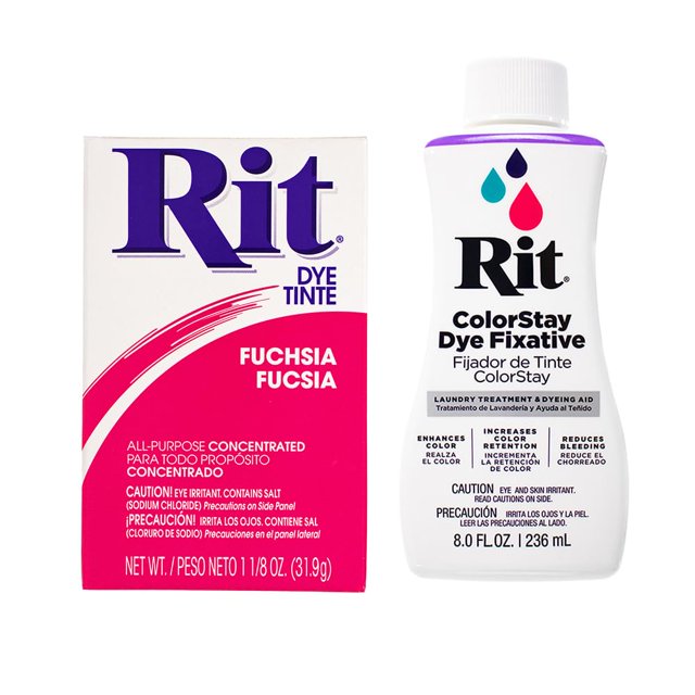Tinte en polvo Rit All Purpose Concentrated Fucsia 32 ml