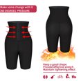 thumbnail image 7 of Gyexs Mens Sauna Shorts Casual Loose Fit Sweat Shorts Gym Workout Shorts Compression Elastic Waist Bottoms Summer Sportswear Z03 Silver, Size XXXXL, 7 of 7