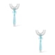 thumbnail image 4 of Matsuzay Cepillo de de silicona en forma de U para niños, mango de 360 ​​grados para niños pequeños, suministros de limpieza de mano para azul L 2piezas Matsuzay CBP077377, 4 of 5