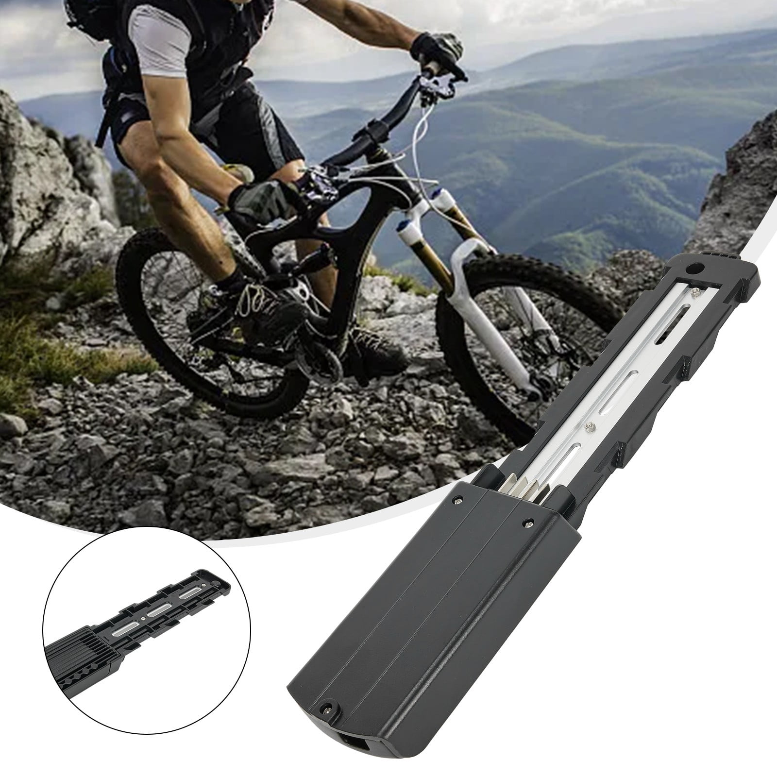 Sportact Cycling,Bicycle Accessories,Electric Bicycle,E-bike Battery Bottom Base electric Bicycle for super73 4pin Ebike Battery Stand,Bicycle Accessories for Adult Bikes