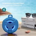 thumbnail image 3 of EBODA Altavoz Impermeable Bluetooth para Ducha, Altavoces Pequeños Inalámbricos Portátiles Flotantes IPX7 con Luz, Tiempo de Reproducción 24H para Playa, Piscina, Accesorios de Kayak, Regalos para Hom, 3 of 5
