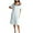 Blue, variant on Tnhcen Women's Lace Cami Off Shoulder Sleep Dress Polka Dot Print Spaghetti Straps Nightgown Nyl Spandex S-XL Plus Size Casual Lingerie