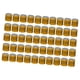 thumbnail image 2 of 50 anillos de aluminio para patas de paloma 2023, bandas de 8 mm para patas de paloma para gallos, gallinas, Naranja, 2 of 9